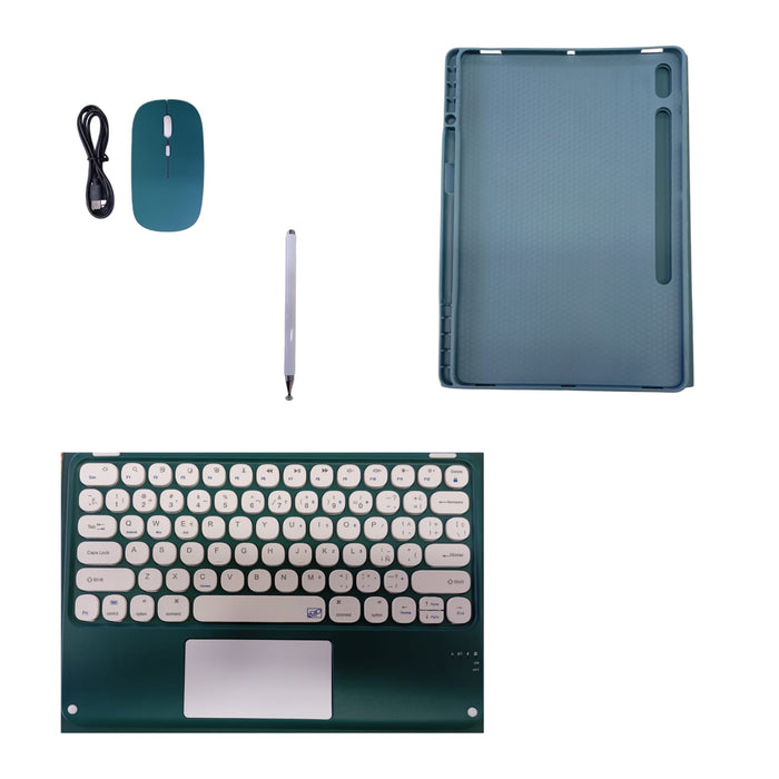 FUNDA CON TECLADO TÁCTIL PARA GALAXY TAB S8+ S7 FE S7+ 12.4