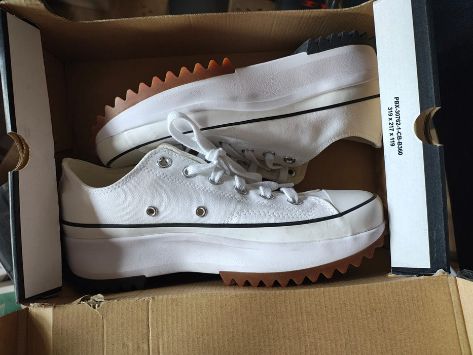 LOTE ESPECIAL PARA EMPRENDEDORES CALZADO, TENIS CONVERSE REMATE 4 PARES, VARIAS TALLAS UNISEX/MUJER