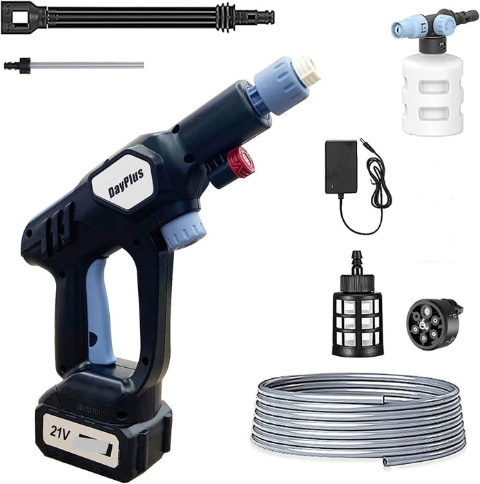 Lavado A Alta Presión Portátil De 21v De Color Negro Grado B