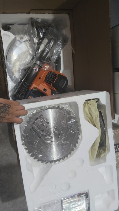 SIERRA INGLETEADORA RIDGID 10 , 15 AMP, CON LED DE CORTE GRADO B
