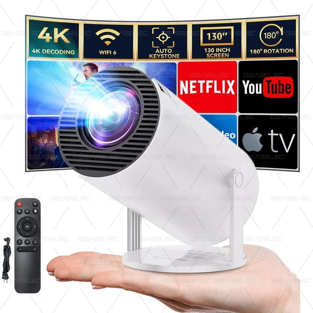 PROYECTOR PROFESIONAL 4K ANDROID 8000LM LED 1080P HY300 PRO   GRADO A