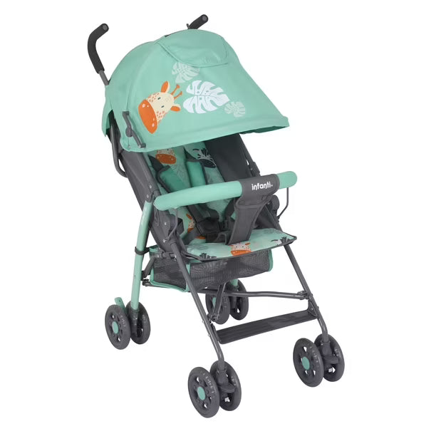 INFANTI CARRIOLA DE BASTÃ³N SKIT SAFARI LIGERA Y PORTÃ¡TIL COLOR AGUA CHASIS GRIS Grado A