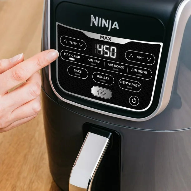 Freidora De Aire 7 En 1 De 5.2 L - Ninja Foodi Af161 Color Negro GRADO B