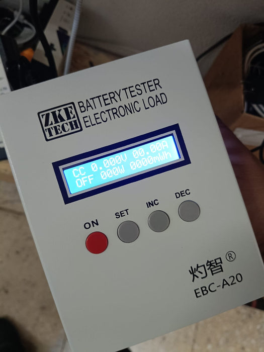 PROBADOR DE BATERÍAS A20, 30 V, 20 A, 85 W, LITIO Y PLOMO GRADO B