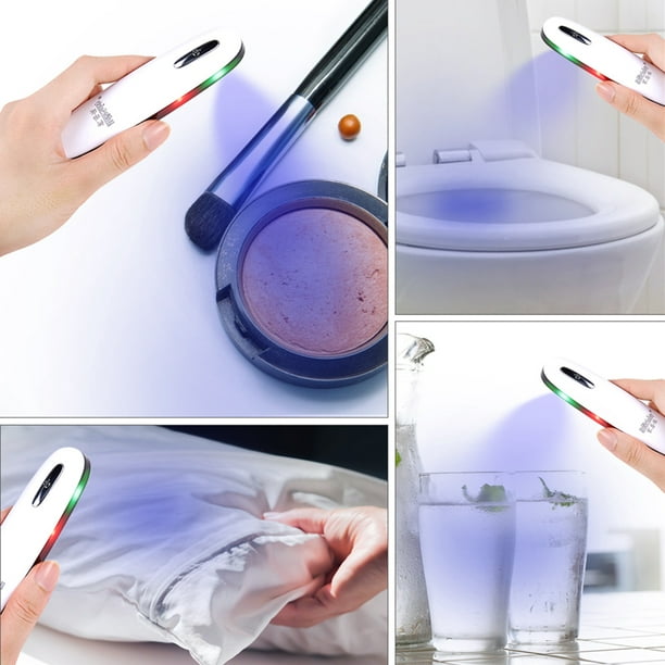 HomeSafety Lámpara UV Portátil Mini Lámpara Desinfectante Ultravioleta Eléctrica para Hogar Hotel Viajes GRADO A