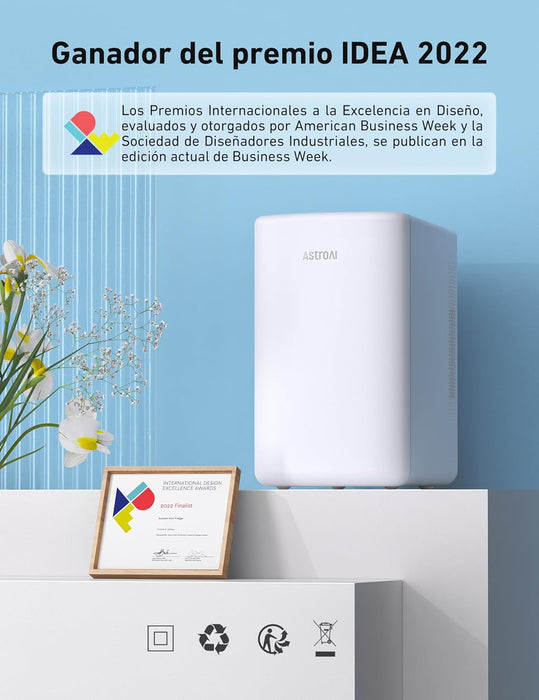Minirefrigerador Astroai 2.0 De 6 Litros Para Maquillaje Y C GRADO B