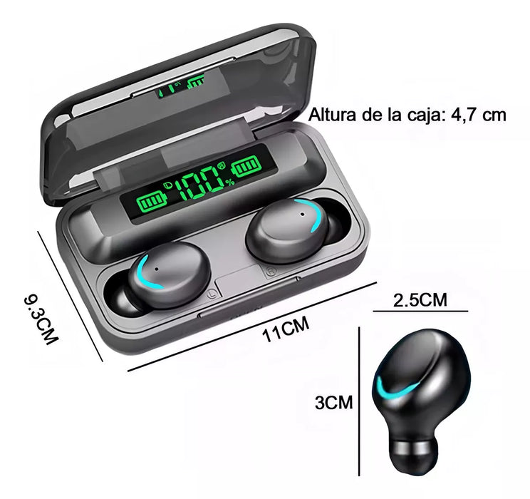 AudÃ­fonos InalÃ¡mbricos GLIMALL Negros GF10 grado B