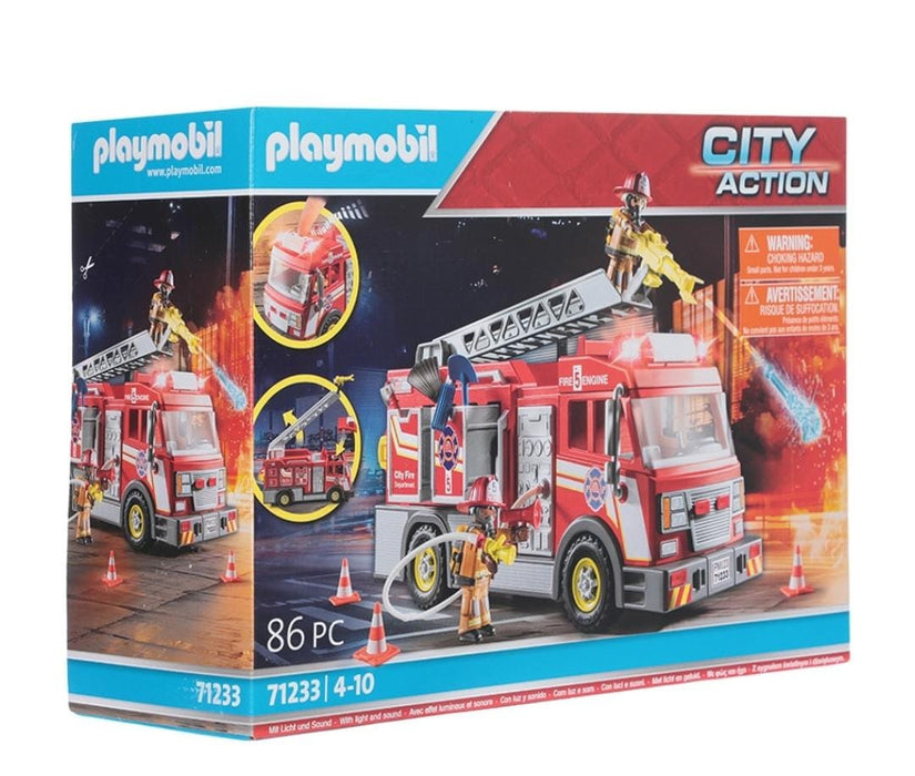 PLAYMOBIL CAMION DE BOMBEROS - GRADO A