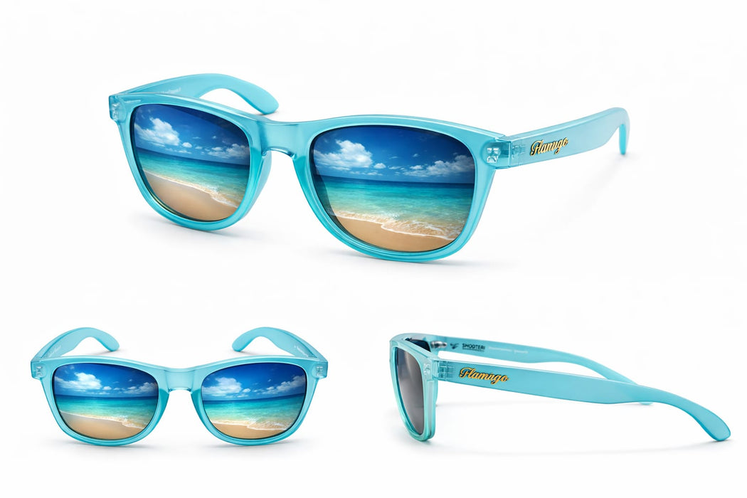 GAFAS DE SOL FLAMINGO CALABASAS MATTE BLUE - GRADO A