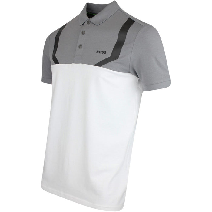 Polo Boss De Hombre Corte Slim Fit De Algodón Con Estampado Talla M Grado A