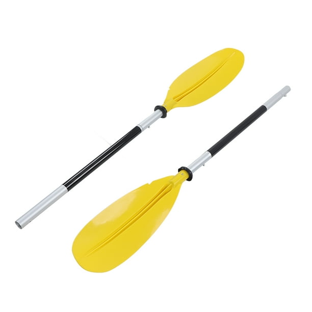 Remo de barco, aleación de aluminio amarilla, profesional, doble cabeza, canoa, kayak, remo para remo GRADO B