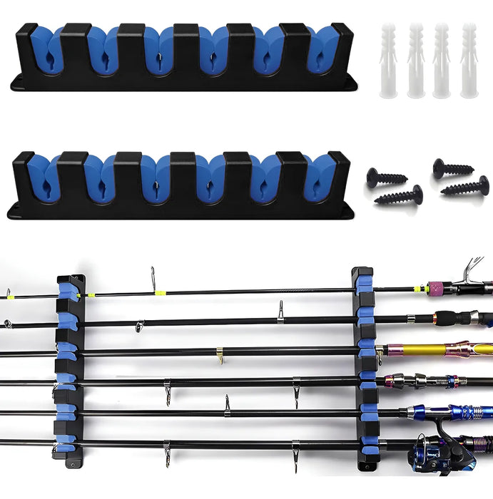 6 Orificios Rack De Pesca Boom Fishing Soporte Para Canas Grado B