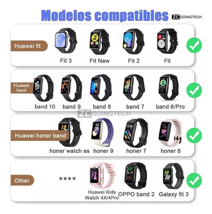 2 Cargadores para Redmi Watch 3/4 Active y Mi Band 8 Pro/Active