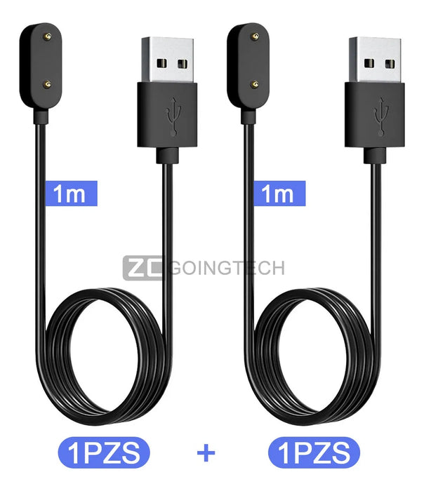 2 Cargadores para Redmi Watch 3/4 Active y Mi Band 8 Pro/Active