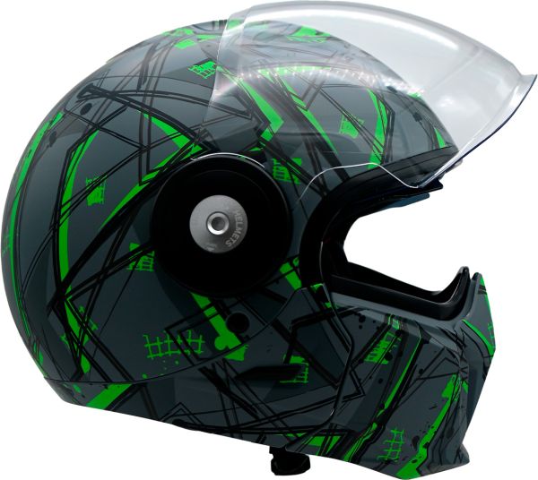 Casco Veloce Abatible Deportivo Fibra Carbono Certificado Kt