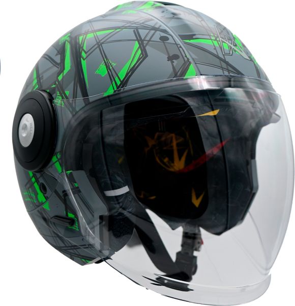 Casco Veloce Abatible Deportivo Fibra Carbono Certificado Kt