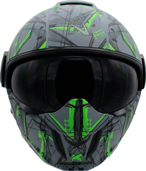 Casco Veloce Abatible Deportivo Fibra Carbono Certificado Kt