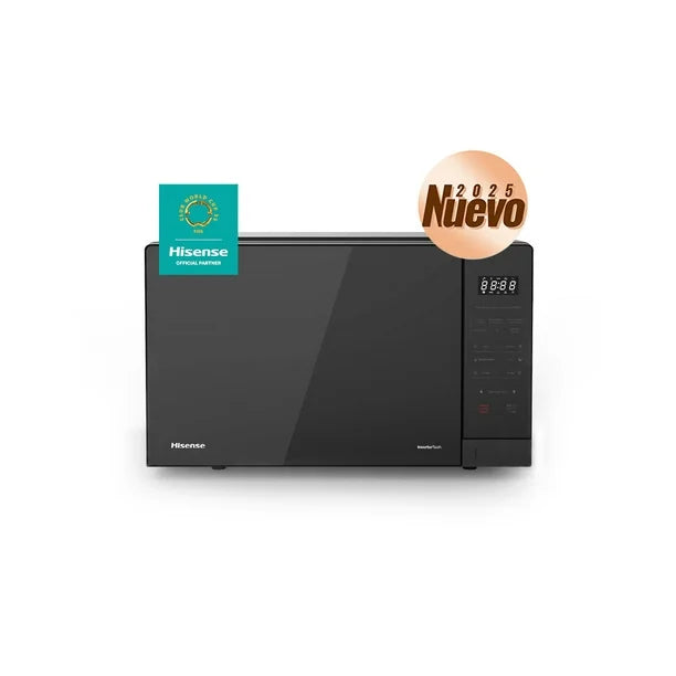 Horno Microondas Grill Hisense 1.1 Pies Negro Espejo  GRADO A