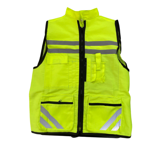 Chaleco reflejante color verde neon talla M