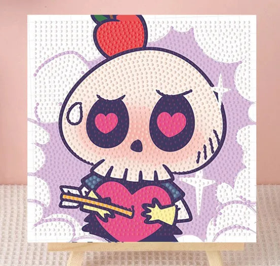 Cuadro De Pintura De Diamantes 30*30cm 5d Para Casa, 2 Piezas Labubu Regalos Para NiÃ±os Aplicar, Diamante, Tira De Cera Bonito Set De Pintura Con Diamantes GRADO B