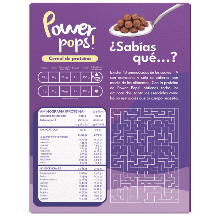 Cereal de Proteína Power Pops