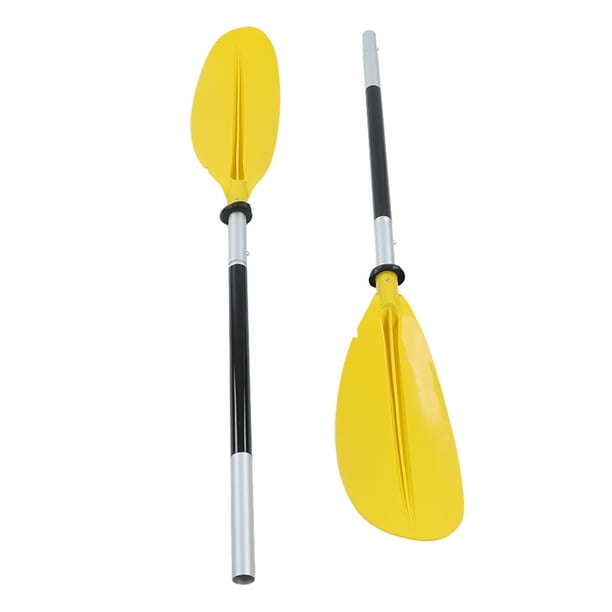 Remo de barco, aleación de aluminio amarilla, profesional, doble cabeza, canoa, kayak, remo para remo GRADO B