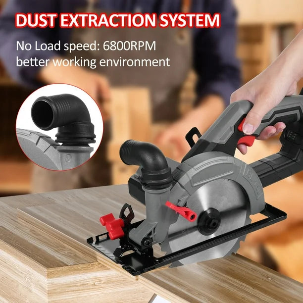 Sierra circular inalámbrica de 6.0'' sin escobillas, 6500 rpm