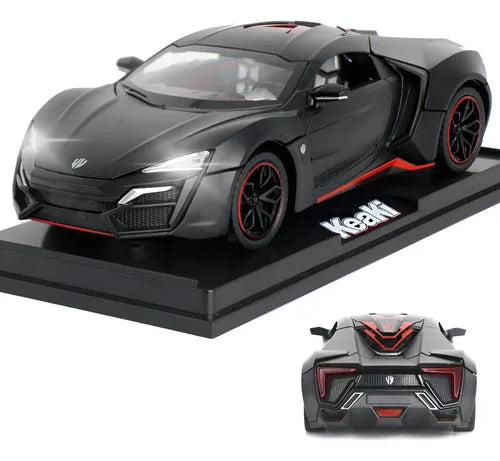 Coleccion Escala Coche Hypersport Luz Y Sonido Base 1:24 Grado A