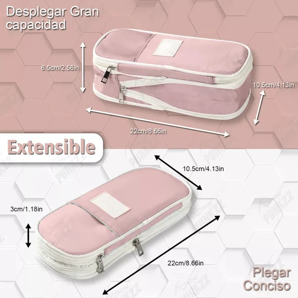 Estuche Para Lapices Expandible Capa De Gran Capacidad
