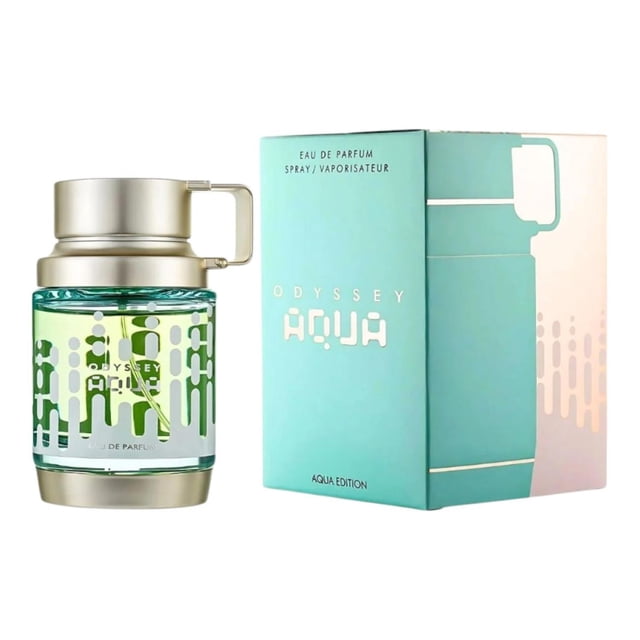ARMAF ODYSSEY AQUA EDITION FOR MEN EAU DE PARFUM SPRAY, 3.4 OUNCE | GRADO B