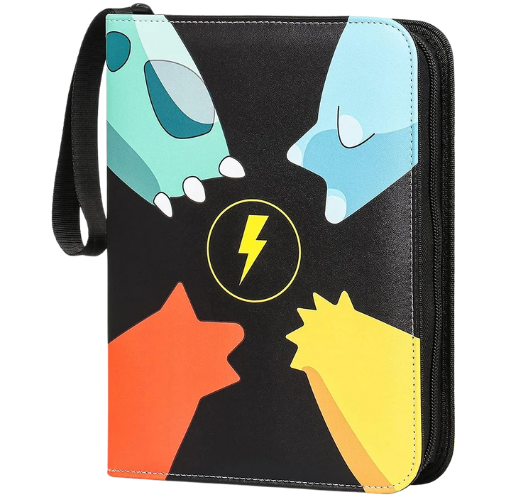 Carpeta De 4 Bolsillos Para Tarjetas De Pokemon, Yugioh, Mtg GRADO B