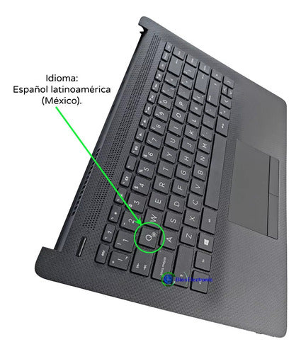 carcasa superior teclado hp 14-ck 14-cm 14-dg 240 g7 matte 3250 GRADO B
