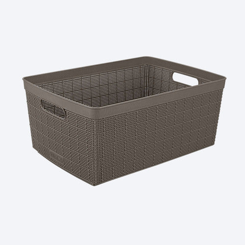 canastas (juego de 6) cesta tipo rattan. 47 x 37 x 20 cm. 3668