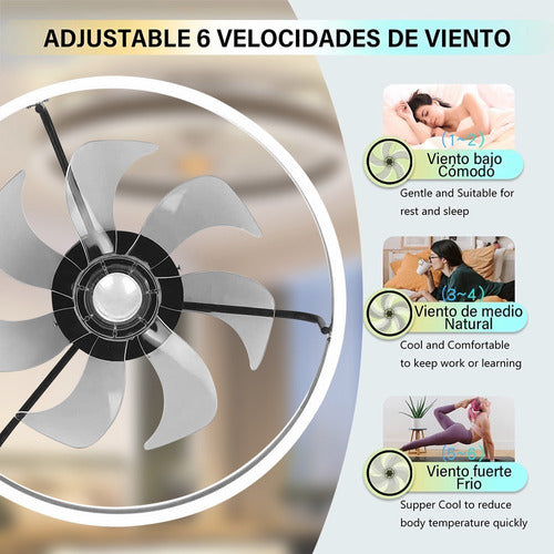 VENTILADOR TECHO LUZ MODERNOCONTROL Y APP,ASPAS REVERSIBLE
