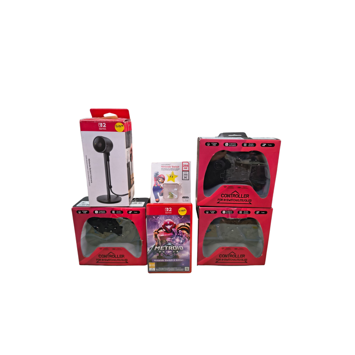 Lote de Accesorios y Juegos para Nintendo Switch y Nintendo Switch 2 - GRADO B