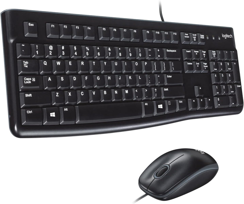 Kit Teclado y Mouse Logitech MK120 Negro Grado A