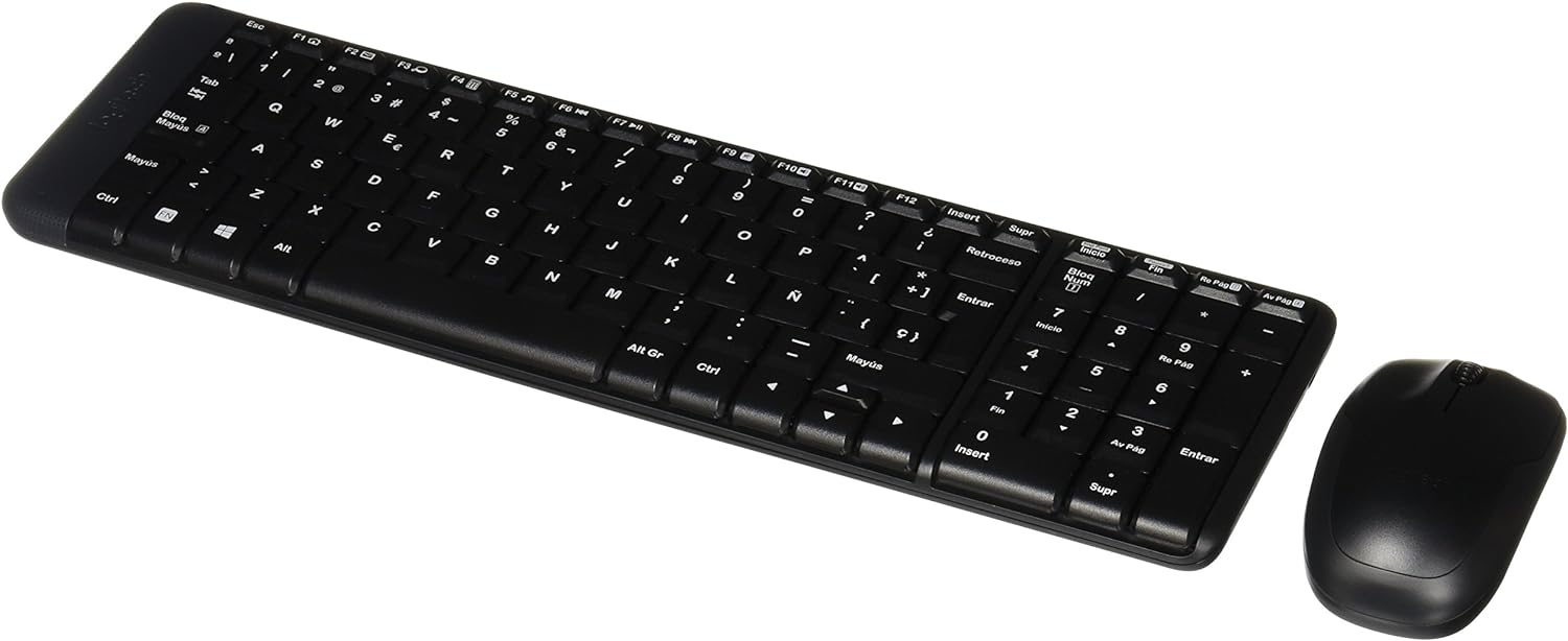 Teclado y Mouse Inalámbricos Logitech MK220 Grado A
