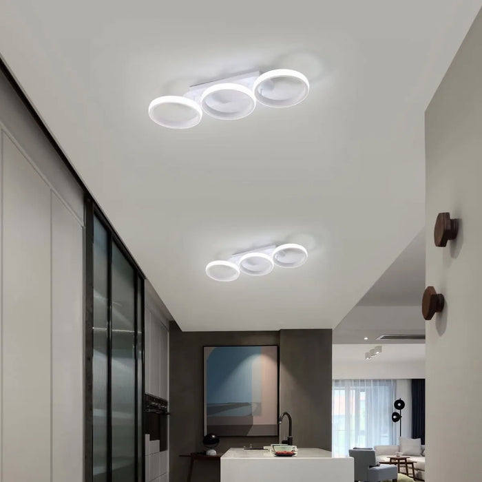 Moderna LÃ¡mpara De Techo Led PlafÃ³n Led Techo 3 Redondo 32w. GRADO B