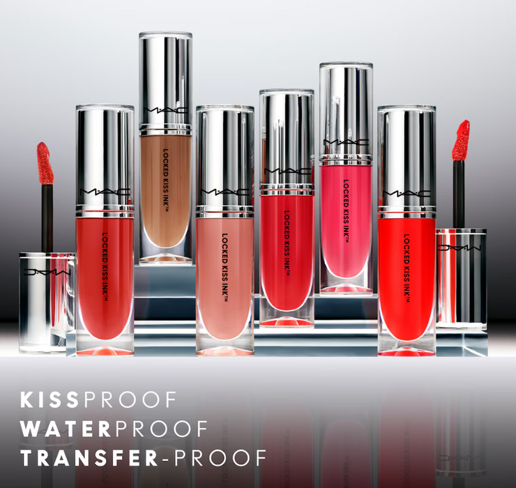 Labial Líquido De Alta Duración Mac Locked Kiss Ink 24hrs TONOS VARIOS