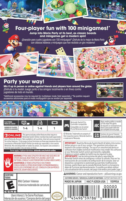 Videojuego Mario Party Superstars Físico para Nintendo Switch GRADO A (Copia) - TiendaKomet México