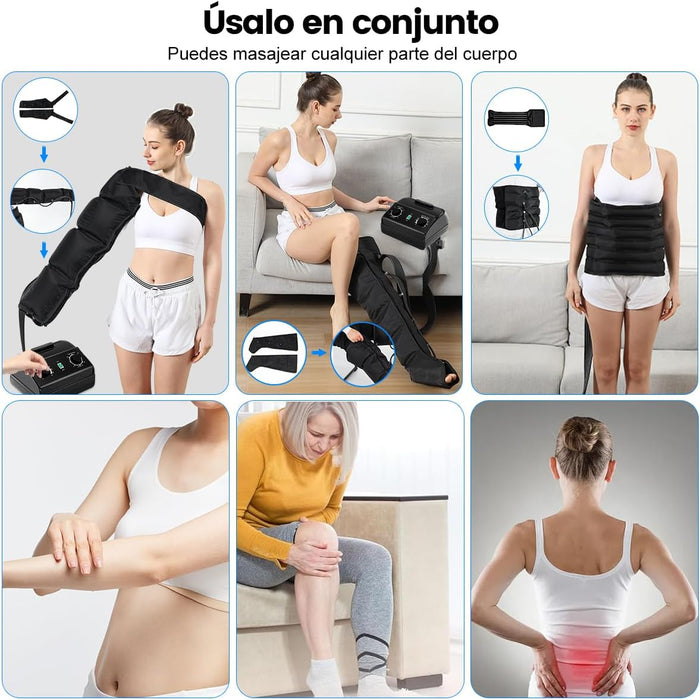 KIT DE MASAJEADOR DE AIRE PARA EL CUERPO- GRADO A