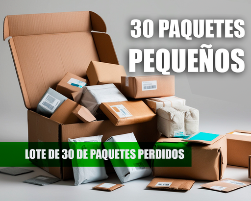 CAJA DE 30 PAQUETES PERDIDOS - TiendaKomet México