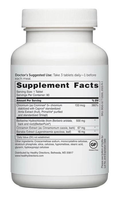BERBERINE GLUCOGOLD SUPLEMENTO GRADO B