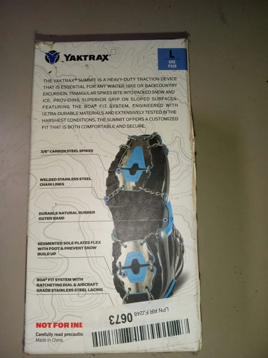 YAKTRAX SUMMIT TACOS DE TRACCION PARA NIEVE Y HIELO 1 PAR  GRADO B