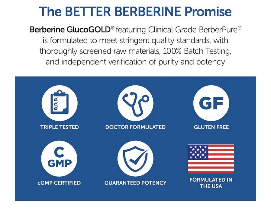 BERBERINE GLUCOGOLD SUPLEMENTO GRADO B