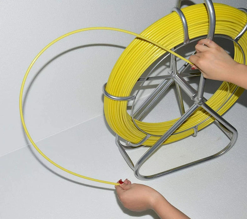6MM 425FT FIBERGLASS WIRE CABLE RUNNING ROD DUCT RODDER GRADO B