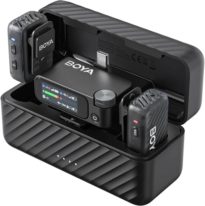 KIT TRANSMISOR INALÁMBRICO BOYAMIC MIC MINI PARA ANDROID GRADO A
