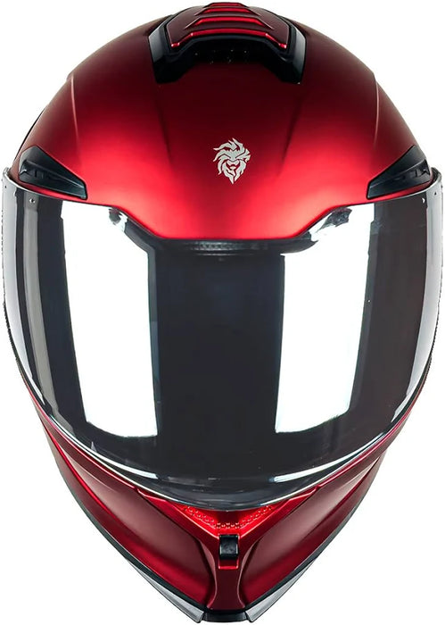 CASCO KOV ORION ROJO LED TALLA XL + MICA EXTRA GRADO A