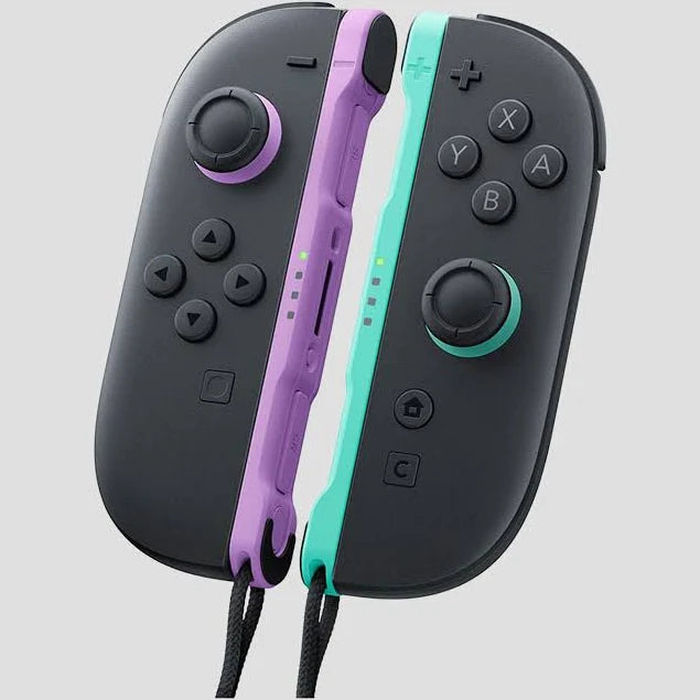 JOY-CON 2 (L)/(R) LIGHT PURPLE / LIGHT GREEN - NINTENDO SWITCH 2 MORADO Y VERDE GRADO B