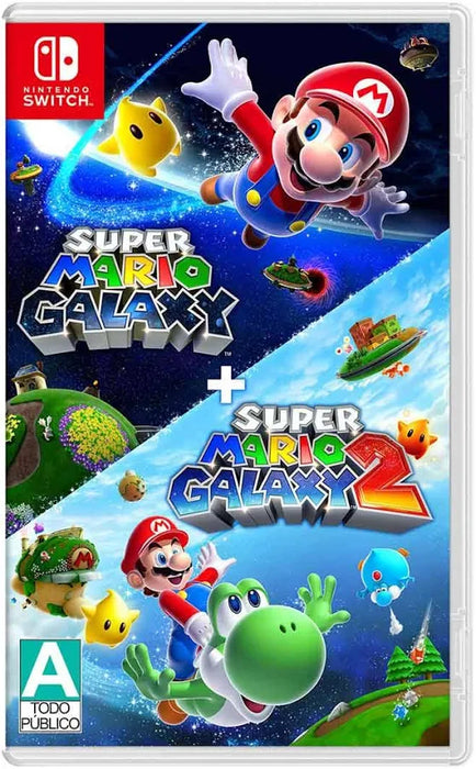 SUPER MARIO GALAXY + SUPER MARIO GALAXY 2 NINTENDO SWITCH GRADO A